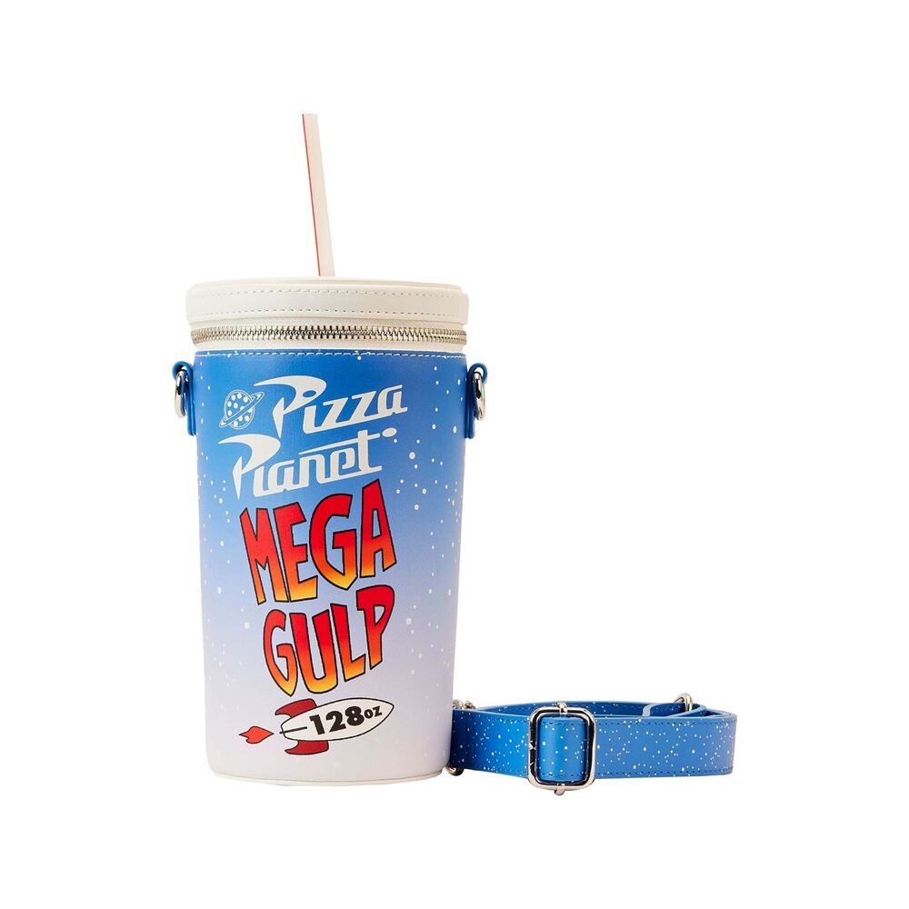 5964 Pixar Toy Story Pizza Planet Mega Gulp Crossbody Bag